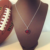 Red and Black GameDay Necklace