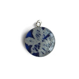 Wedding Lace (or any sentimental material) Charm - Sterling Silver Small Pendant (no chain)