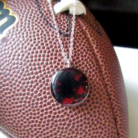 Red and Black GameDay Necklace